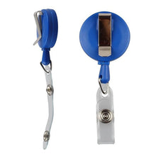 Load image into Gallery viewer, 2 PCS ID Easy-to-pull Buckle Smiling Face Holder Name Tag Card Key Badge Retractable Holder