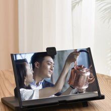 Load image into Gallery viewer, 12 Inch Pull-Out Mobile Phone Screen Magnifier 3D Desktop Stand, Blu-ray Model, HD Model
