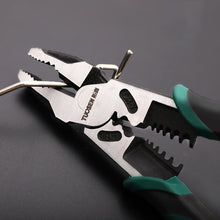 Load image into Gallery viewer, TUOSEN Multifunctional Crimping and Stripping Labor Saving Flat Pliers Vise Manual Wire Cutters, 14339 6 Inch, 14346 6 Inch, 10942 8 Inch, 10959 9 Inch, 11116 9 Inch