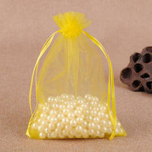 Load image into Gallery viewer, 100 PCS Gift Bags Jewelry Organza Bag Wedding Birthday Party Drawable Pouches, 10x15cm