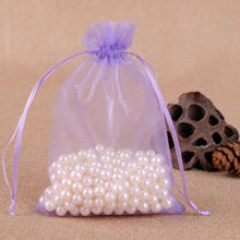 Load image into Gallery viewer, 100 PCS Gift Bags Jewelry Organza Bag Wedding Birthday Party Drawable Pouches, 10x15cm