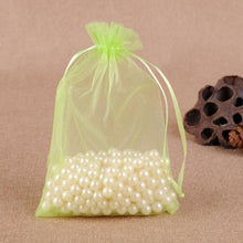 Load image into Gallery viewer, 100 PCS Gift Bags Jewelry Organza Bag Wedding Birthday Party Drawable Pouches, 10x15cm