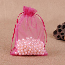 Load image into Gallery viewer, 100 PCS Gift Bags Jewelry Organza Bag Wedding Birthday Party Drawable Pouches, 10x15cm