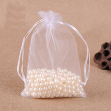 Load image into Gallery viewer, 100 PCS Gift Bags Jewelry Organza Bag Wedding Birthday Party Drawable Pouches, 13X18cm