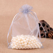 Load image into Gallery viewer, 100 PCS Gift Bags Jewelry Organza Bag Wedding Birthday Party Drawable Pouches, 13X18cm