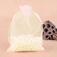 Load image into Gallery viewer, 100 PCS Gift Bags Jewelry Organza Bag Wedding Birthday Party Drawable Pouches, 13X18cm
