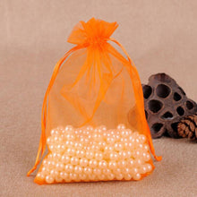 Load image into Gallery viewer, 100 PCS Gift Bags Jewelry Organza Bag Wedding Birthday Party Drawable Pouches, 16X22cm, 9X12cm