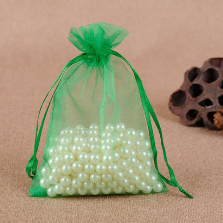 100 PCS Gift Bags Jewelry Organza Bag Wedding Birthday Party Drawable Pouches, 20x30cm
