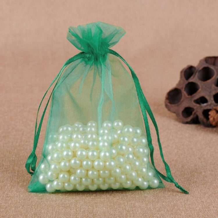 100 PCS Gift Bags Jewelry Organza Bag Wedding Birthday Party Drawable Pouches, 20x30cm