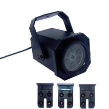 Load image into Gallery viewer, 8W LED Stage Lighting Christmas Snowflake Pattern Projection Lamp Effect Laser Light, US Plug, EU Plug