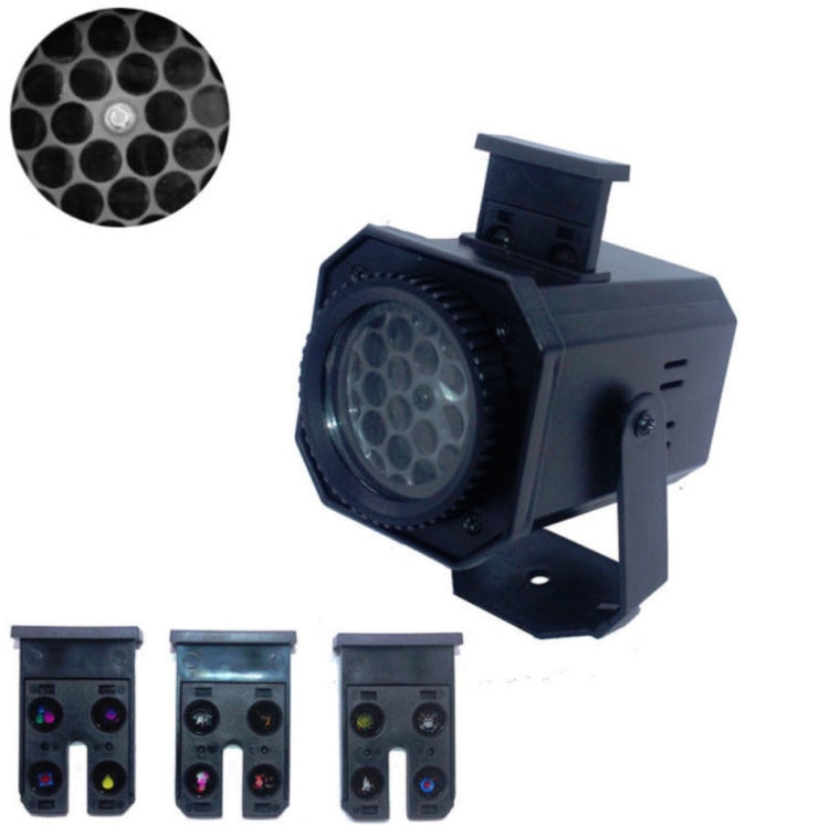 8W LED Stage Lighting Christmas Snowflake Pattern Projection Lamp Effect Laser Light, US Plug, EU Plug