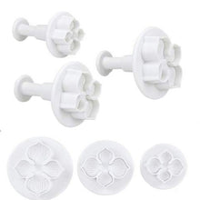 Load image into Gallery viewer, 2 Set Silicone Hydrangea Fondant Cake Decorating Flower Blossom Mold, 3 PCS Hydrangea