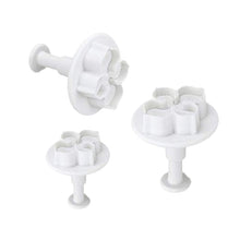 Load image into Gallery viewer, 2 Set Silicone Hydrangea Fondant Cake Decorating Flower Blossom Mold, 3 PCS Hydrangea