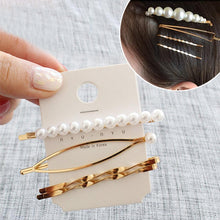 Load image into Gallery viewer, Fashion Jewelry Hairpins Clips Plated Women Pearl Hair Clips Bridal Headdress