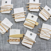Load image into Gallery viewer, Fashion Jewelry Hairpins Clips Plated Women Pearl Hair Clips Bridal Headdress