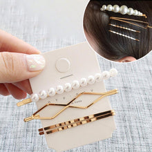 Load image into Gallery viewer, Fashion Jewelry Hairpins Clips Plated Women Pearl Hair Clips Bridal Headdress