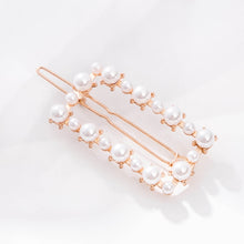 Load image into Gallery viewer, Geometric Irregular Pearl Hairpins Girls Delicate Hair Grip