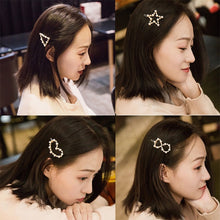Load image into Gallery viewer, Geometric Irregular Pearl Hairpins Girls Delicate Hair Grip