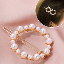 Load image into Gallery viewer, Geometric Irregular Pearl Hairpins Girls Delicate Hair Grip