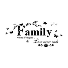 Load image into Gallery viewer, Family English Letter Creative Living Room Porch Decoration Background Wall Stickers