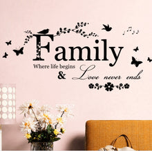 Load image into Gallery viewer, Family English Letter Creative Living Room Porch Decoration Background Wall Stickers