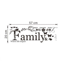 Load image into Gallery viewer, Family English Letter Creative Living Room Porch Decoration Background Wall Stickers