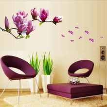 Load image into Gallery viewer, Creative PVC Magnolia DecalsWallpaper Removable DIY Art Home Decoration