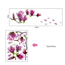 Load image into Gallery viewer, Creative PVC Magnolia DecalsWallpaper Removable DIY Art Home Decoration