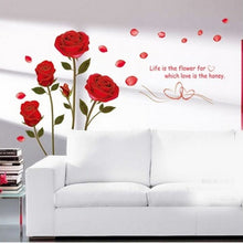 Load image into Gallery viewer, Removable Flower Wall Sticker Mural DIY Decal Home Room Art Decoration