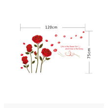 Load image into Gallery viewer, Removable Flower Wall Sticker Mural DIY Decal Home Room Art Decoration