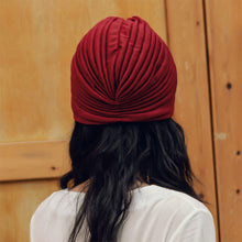 Load image into Gallery viewer, Holiday Stretchy Turban Head Wrap Band Sleep Hat Ear Cap