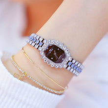 Load image into Gallery viewer, BS beesister FA1581 Women Octagonal Dial Diamond Plated Rhinestone Bracelet Quartz Watch