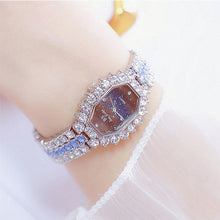 Load image into Gallery viewer, BS beesister FA1581 Women Octagonal Dial Diamond Plated Rhinestone Bracelet Quartz Watch