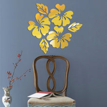 Load image into Gallery viewer, 2 Sets Flower Pattern Wall Sticker Home Decor 3D Wall Decal Art DIY Mirror Wall Stickers Living Room Decoration