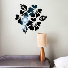 Load image into Gallery viewer, 2 Sets Flower Pattern Wall Sticker Home Decor 3D Wall Decal Art DIY Mirror Wall Stickers Living Room Decoration
