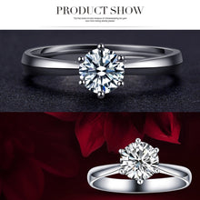 Load image into Gallery viewer, Woman CZ Crystal Wedding Engagement Finger Rings Super Shinning Cubic Zirconia Fine Jewelry, 10, 6, 7, 8, 9