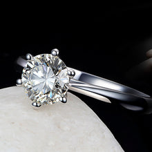 Load image into Gallery viewer, Woman CZ Crystal Wedding Engagement Finger Rings Super Shinning Cubic Zirconia Fine Jewelry, 10, 6, 7, 8, 9
