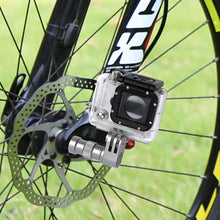 Load image into Gallery viewer, Bicycle Wheel Axle Stand Bicycle Extension Fixed Stand for Gopro, Xiaomi Yi etc