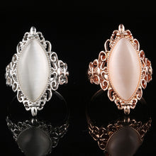 Load image into Gallery viewer, Women Vintage Ethnic Style Waterdrops Opal Oval Ring, 6, 7, 8, 9