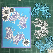 Load image into Gallery viewer, Butterfly Stencil DIY Clip Book Album Greeting Card Making Stencil, Butterfly Shape