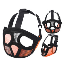 Load image into Gallery viewer, Pet Bulldog Mouth Cover Mask Pet Supplies，Full Net Cover Version, XXS, XS, S, M, L