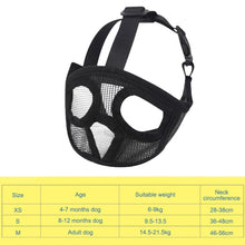 Load image into Gallery viewer, Pet Bulldog Mouth Cover Mask Pet Supplies，Full Net Cover Version, XXS, XS, S, M, L