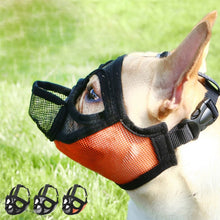 Load image into Gallery viewer, Pet Bulldog Mouth Cover Mask Pet Supplies，Full Net Cover Version, XXS, XS, S, M, L
