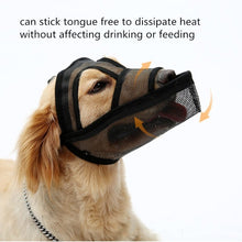 Load image into Gallery viewer, Small And Medium-sized Long-mouth Dog Mouth Cover Teddy Dog Mask, XXS, XS, S, M, L, XL