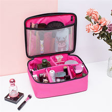 Load image into Gallery viewer, Cosmetic Bag Large Capacity Simple Wash Bag Travel Waterproof Portable Cosmetic Storage Bag, Net Pocket, Pocket