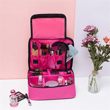 Load image into Gallery viewer, Cosmetic Bag Large Capacity Simple Wash Bag Travel Waterproof Portable Cosmetic Storage Bag, Net Pocket, Pocket