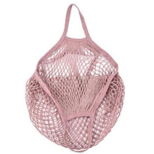 Load image into Gallery viewer, Mesh Shopping Bag Reusable String Fruit Storage Handbag Totes Women Shopping Mesh Net Woven Bag Shop Grocery Tote Bag