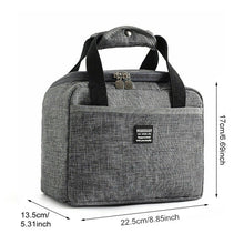 Load image into Gallery viewer, Thickened Handheld Lunch Bag Insulated Bento Bags Kids Lunch Kits