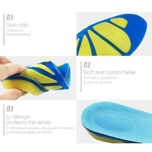 Load image into Gallery viewer, Thickening Shock Absorption Sports Insoles Running Slip Anti-Pain Sweat-Absorbent Breathable Basketball Military Training Insoles, S: 23.5cm, M: 27cm, L: 30.5cm
