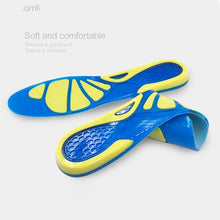 Load image into Gallery viewer, Thickening Shock Absorption Sports Insoles Running Slip Anti-Pain Sweat-Absorbent Breathable Basketball Military Training Insoles, S: 23.5cm, M: 27cm, L: 30.5cm